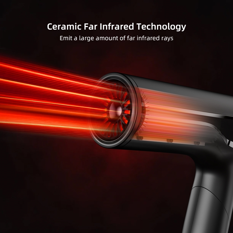 Sèche-cheveux ionique sans brosse à grande vitesse de sèche-cheveux de technologie de Film thermique professionnel avec le diffuseur